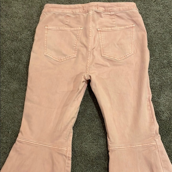 We The Free Free People light pink extra wide leg jeans size 29 - Picture 3 of 10